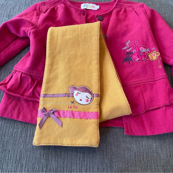 Les Compagnies des Petits 4-Piece Baby Outfit Set – 12M - Picture 6 of 15